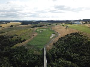 Kauri Cliffs 9th Aerial Bridge